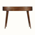 Bokel Home Desks Haft Writing Desk, Large - Chestnut