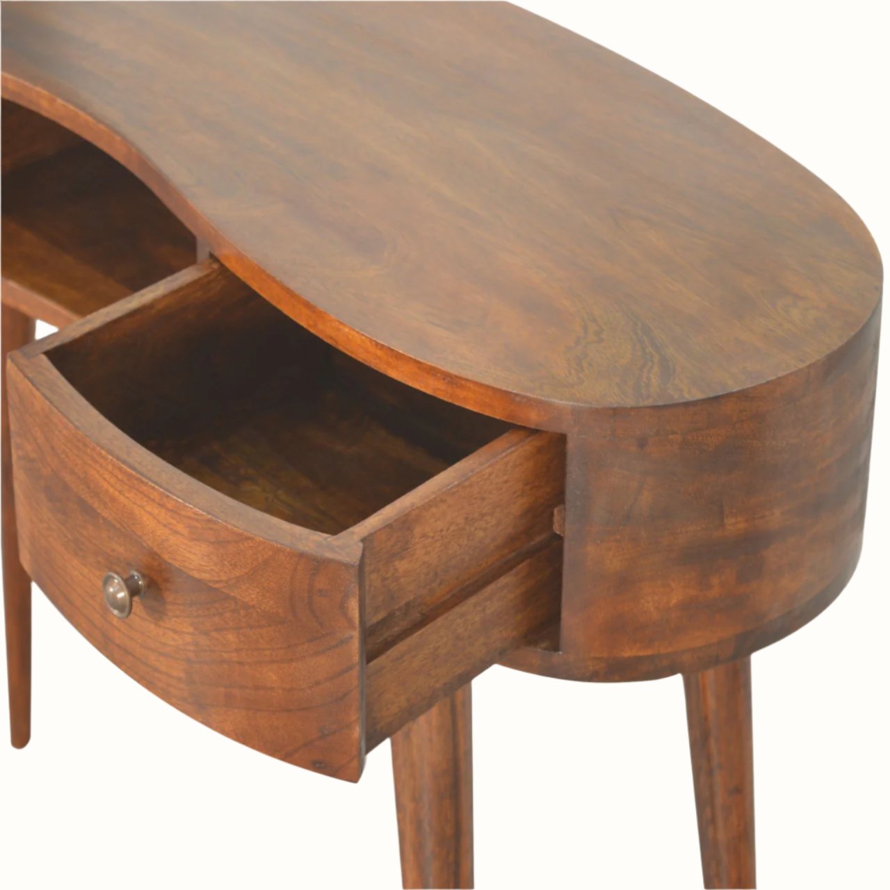 Bokel Home Desks Haft Writing Desk, Large - Chestnut