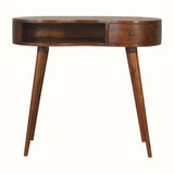 Bokel Home Desks Haft Writing Desk, Medium - Chestnut