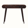 Bokel Home Dressing Tables Merrill Dressing Table with Foldable Mirror, Medium - California Walnut