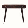 Bokel Home Dressing Tables Merrill Dressing Table with Foldable Mirror, Medium - California Walnut