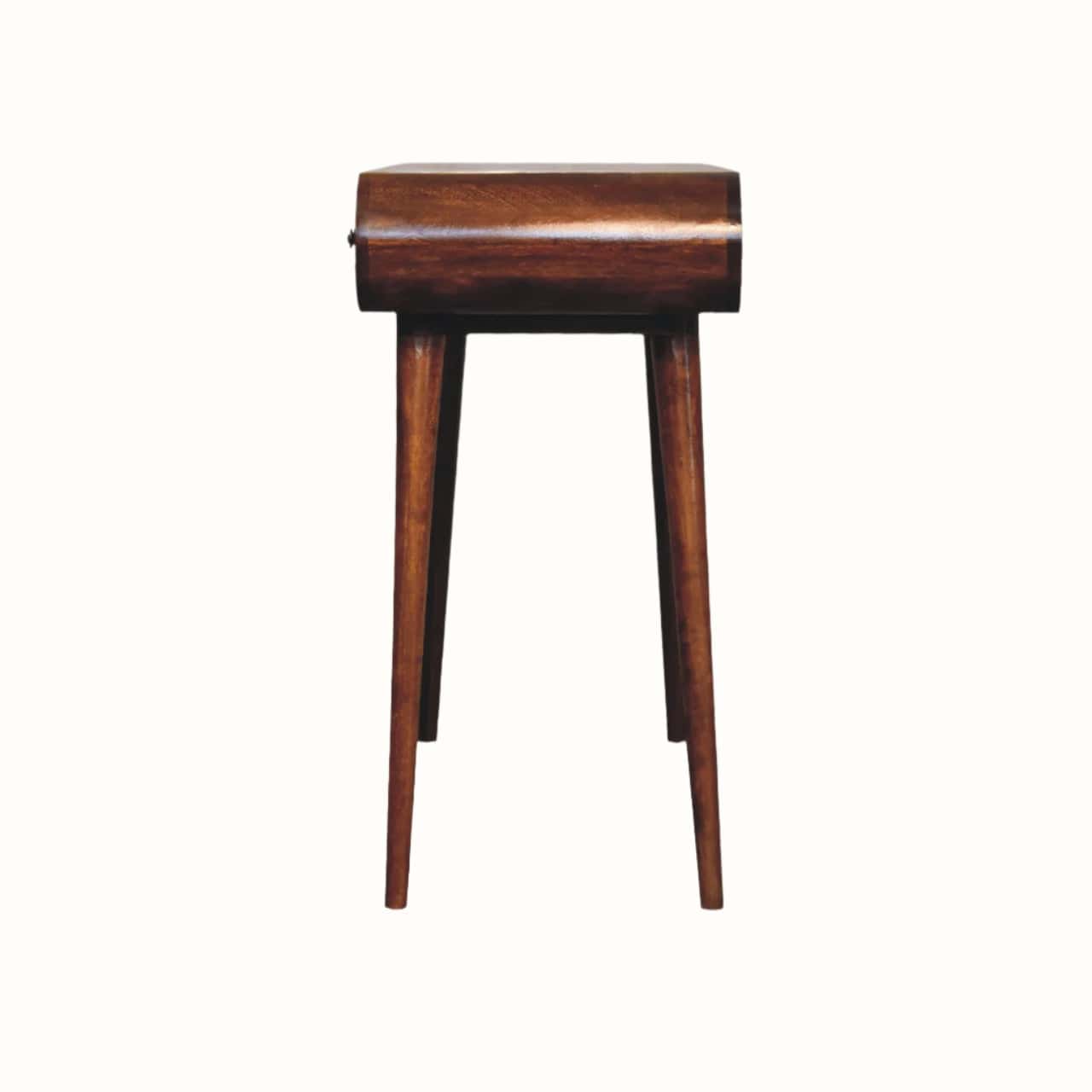 Bokel Home Dressing Tables Merrill Dressing Table with Foldable Mirror, Medium - Chestnut