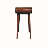 Bokel Home Dressing Tables Merrill Dressing Table with Foldable Mirror, Medium - Chestnut