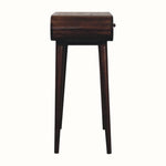 Bokel Home Dressing Tables Merrill Dressing Table with Foldable Mirror, Small - California Walnut