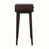 Bokel Home Dressing Tables Merrill Dressing Table with Foldable Mirror, Small - California Walnut