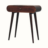 Bokel Home Dressing Tables Merrill Dressing Table with Foldable Mirror, Small - California Walnut