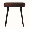 Bokel Home Dressing Tables Merrill Dressing Table with Foldable Mirror, Small - California Walnut