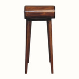 Bokel Home Dressing Tables Merrill Dressing Table with Foldable Mirror, Small - Chestnut
