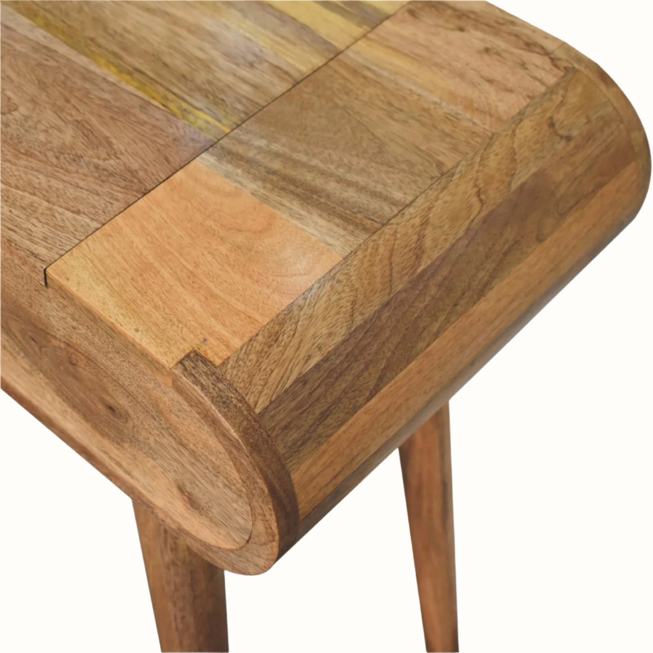 Bokel Home Dressing Tables Merrill Dressing Table with Foldable Mirror, Small - Natural
