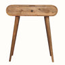 Bokel Home Dressing Tables Merrill Dressing Table with Foldable Mirror, Small - Natural