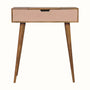 Bokel Home Dressing Tables Nordell Blush Dressing Table, Small - Handpainted/Natural
