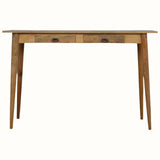 Bokel Home Ellis 2 Drawer Desk, Medium -  Natural