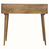 Bokel Home Ellis 3 Drawer Writing Desk - Natural