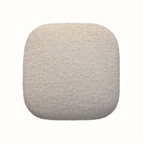 Bokel Home Footstools Boren Cream Bouclé Footstool