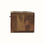 Bokel Home Hamade Open Wall-Mounted Bedside Table, Large - Natural