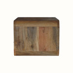 Bokel Home Hamade Open Wall-Mounted Bedside Table, Medium - Natural