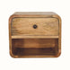 Bokel Home Hamade Open Wall-Mounted Bedside Table, Small - Natural