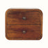Bokel Home Hamade Wall-Mounted Bedside Table, Small - Chestnut