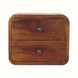 Bokel Home Hamade Wall-Mounted Bedside Table, Small - Chestnut