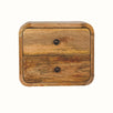 Bokel Home Hamade Wall-Mounted Bedside Table, Small - Natural