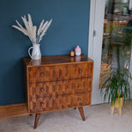 Bokel Home Marina Chest of Drawers, Small - Chestnut