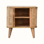 Bokel Home Seeley Open Bedside Cabinet - Natural