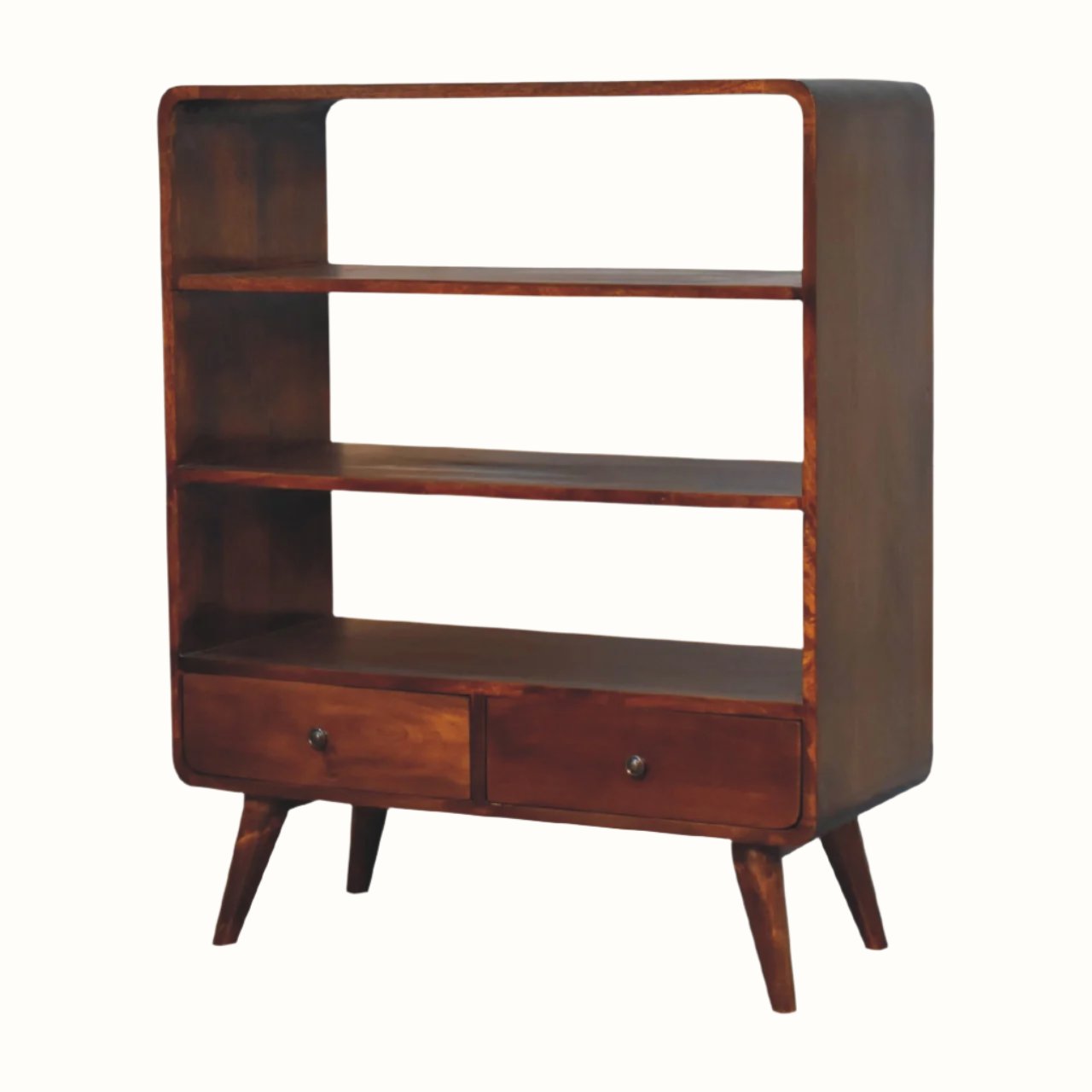 Bokel Home Shelves & Bookcases Hamade Open Bookcase - Chestnut