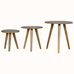 Bokel Home Side Tables Fogel Stools (set of 3) - Natural