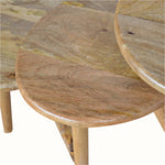 Bokel Home Side Tables Fogel Stools (set of 3) - Natural