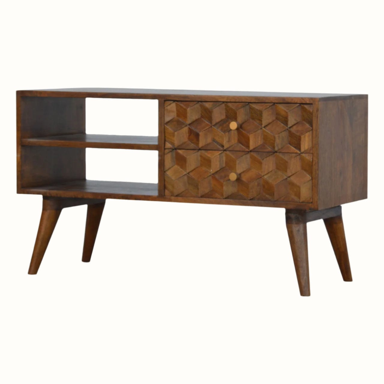 Bokel Home TV Stands Felix Media Unit - Chestnut