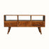 Bokel Home TV Stands Fogel Open Triple Drawer TV Stand - Chestnut