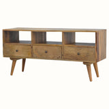 Bokel Home TV Stands Fogel Open Triple Shelf TV Stand - Natural