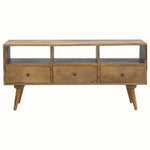 Bokel Home TV Stands Fogel Open Triple Shelf TV Stand - Natural