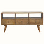 Bokel Home TV Stands Fogel Open Triple Shelf TV Stand - Natural
