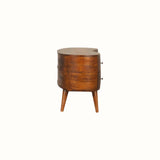 Bokel Home TV Stands Haft Media Unit - Chestnut