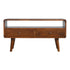 Bokel Home TV Stands Hamade Open TV Stand, Medium - Chestnut
