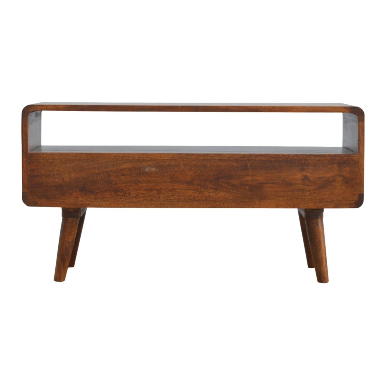 Bokel Home TV Stands Hamade Open TV Stand, Medium - Chestnut