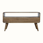 Bokel Home TV Stands Hamade Open TV Stand, Medium -  Grey Wash