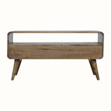 Bokel Home TV Stands Hamade Open TV Stand, Medium -  Grey Wash
