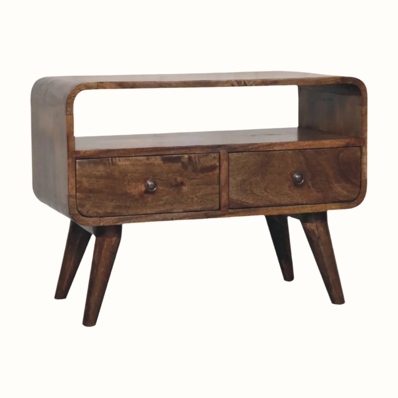 Bokel Home TV Stands Hamade Open TV Stand, Small - Grey Wash