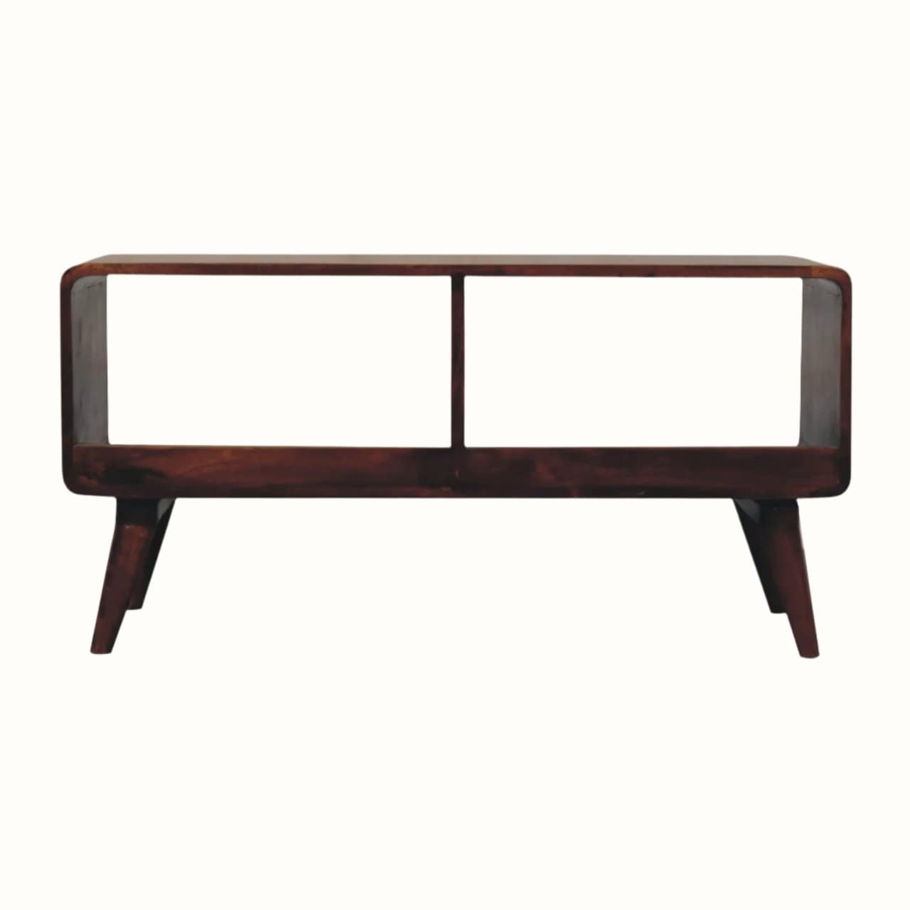 Bokel Home TV Stands Leckie Double TV Stand, Large - Chestnut