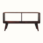 Bokel Home TV Stands Leckie Double TV Stand, Large - Chestnut