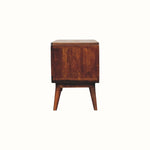 Bokel Home TV Stands Leckie Double TV Stand, Large - Chestnut