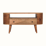 Bokel Home TV Stands Molina Open Media Unit, Medium - Natural