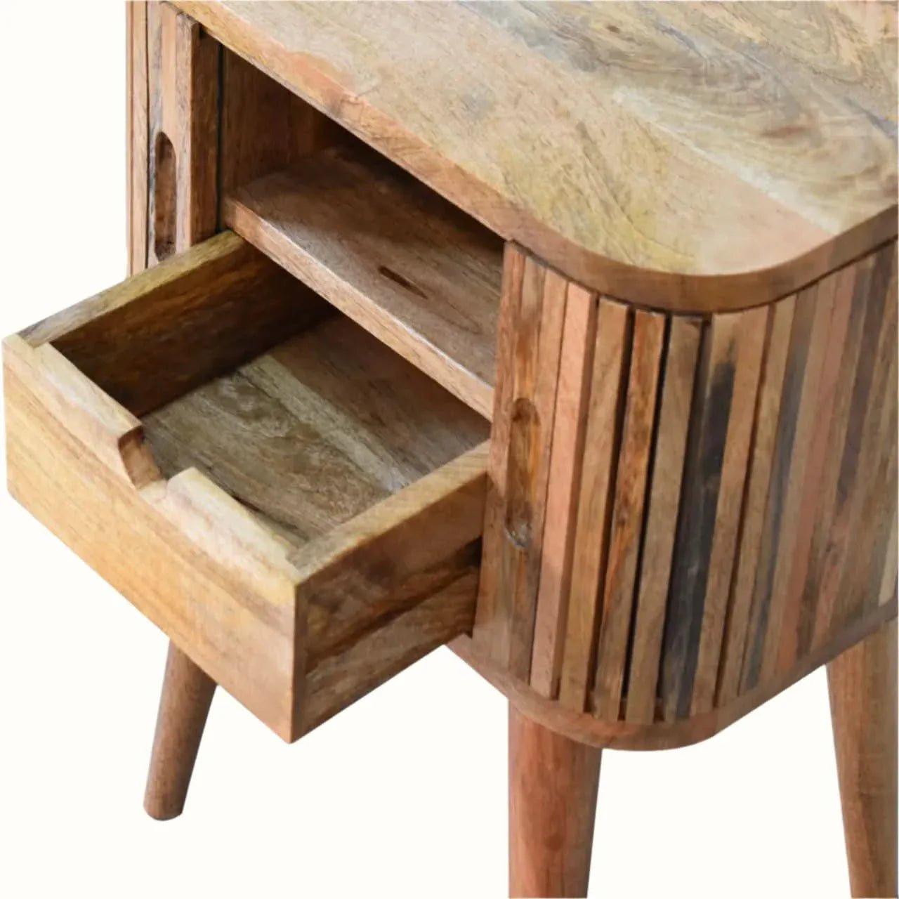 Boren Bedside Table - Natural Bedside Tables - Bokel Home