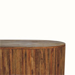 Boren Cabinet with Chunky Handles, Large - Natural Cabinets & Sideboards - Bokel Home