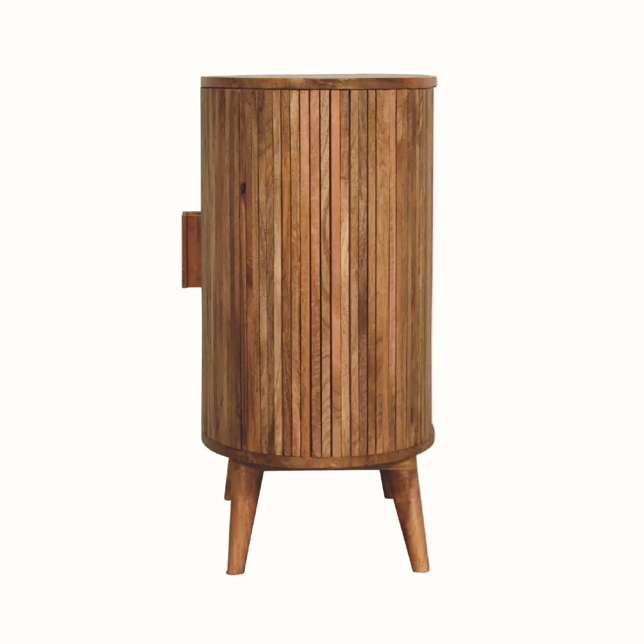 Boren Cabinet with Chunky Handles, Large - Natural Cabinets & Sideboards - Bokel Home