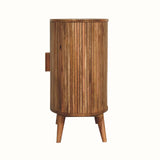 Boren Cabinet with Chunky Handles, Large - Natural Cabinets & Sideboards - Bokel Home