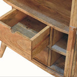 Boren Cabinet with Chunky Handles, Large - Natural Cabinets & Sideboards - Bokel Home