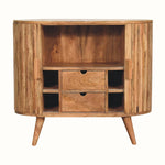 Boren Cabinet with Chunky Handles, Large - Natural Cabinets & Sideboards - Bokel Home